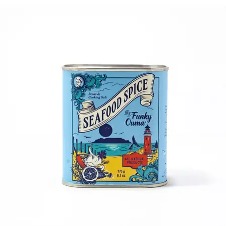 Funky Ouma Tin: Seafood Spice 175g - afbeelding 1