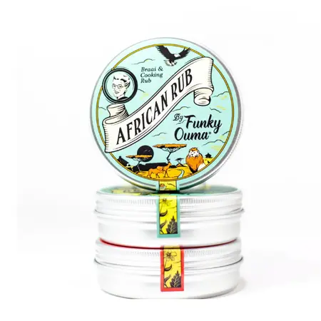 Funky Ouma Travel Tin: African Rub 55g - afbeelding 2
