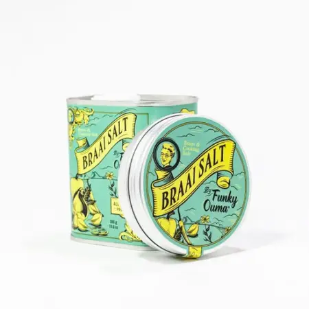 Funky Ouma Travel Tin: Braai Salt 90g - afbeelding 2