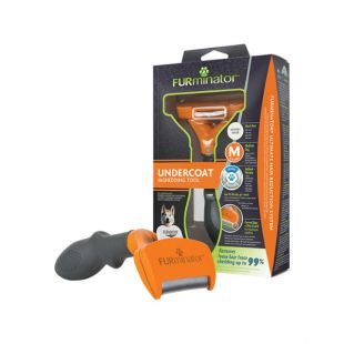 Furminator DeShedding Tool - Voor middelgrote kortharige honden - Oranje