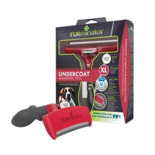 Furminator DeShedding Tool - Voor zeer grote kortharige honden - Rood