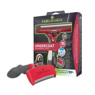 Furminator DeShedding Tool - Voor zeer grote langharige honden - Rood