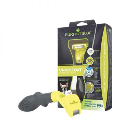 Furminator DeShedding Tool - Voor zeer kleine kortharige honden - Geel