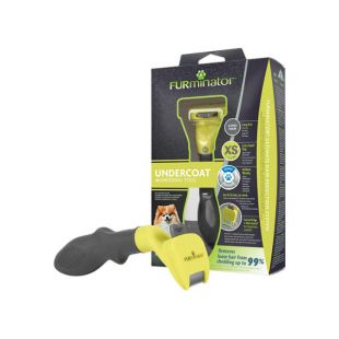 Furminator DeShedding Tool - Voor zeer kleine langharige honden - Geel