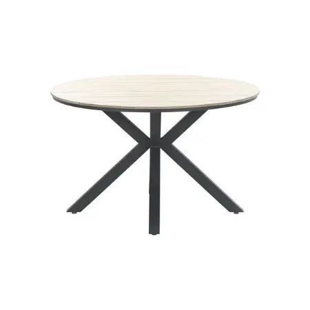 Garden Impressions Edison Tafel Ø122cm Grijs - Light Teak - afbeelding 3