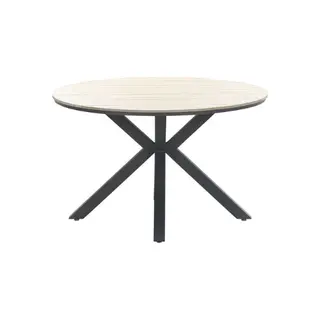 Garden Impressions Edison Tafel Ø122cm Grijs - Light Teak - afbeelding 3