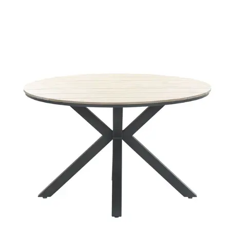 Garden Impressions Edison Tafel Ø122cm Grijs - Light Teak - afbeelding 1