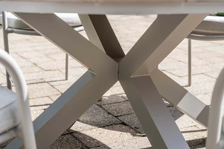 Garden Impressions Edison Tafel Ø122cm Taupe - Light Teak - afbeelding 3