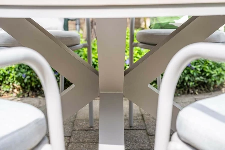 Garden Impressions Edison Tafel Ø122cm Taupe - Light Teak - afbeelding 4