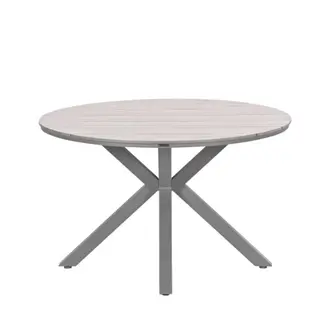 Edison Tafel Ø122cm Taupe - Light Teak