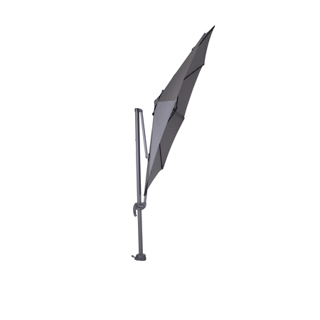 Garden Impressions Hawaii Zweefparasol Rond Dark Grey Ø300cm - afbeelding 3
