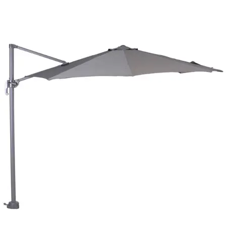 Garden Impressions Hawaii Zweefparasol Rond Dark Grey Ø300cm - afbeelding 1