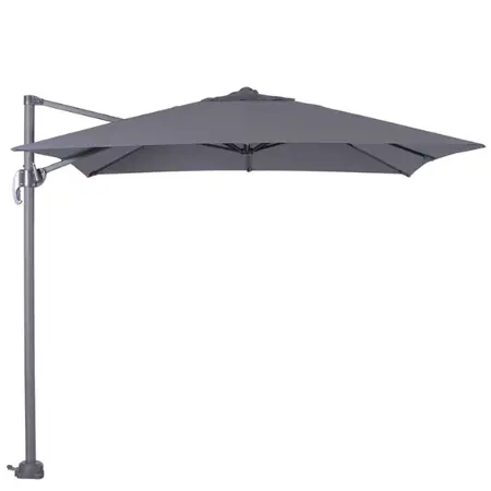 Garden Impressions Hawaii Zweefparasol Vierkant Dark Grey 250x250cm - afbeelding 1