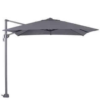 Garden Impressions Hawaii Zweefparasol Vierkant Dark Grey 250x250cm - afbeelding 1