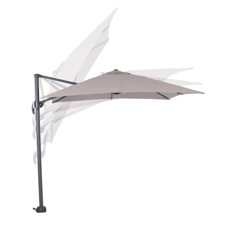 Garden Impressions Hawaii Zweefparasol Vierkant Sand 250x250cm - afbeelding 2