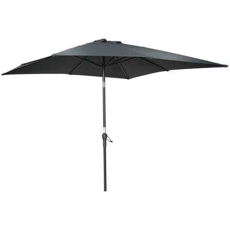 Garden Impressions Lotus Parasol Dark Grey 250x250cm - afbeelding 2