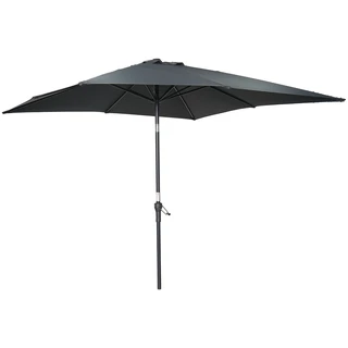 Garden Impressions Lotus Parasol Dark Grey 250x250cm - afbeelding 2