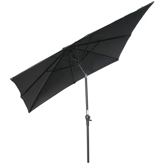 Garden Impressions Lotus Parasol Dark Grey 250x250cm - afbeelding 3