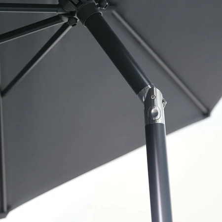 Garden Impressions Lotus Parasol Dark Grey 250x250cm - afbeelding 4