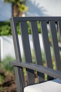 Garden Impressions Pisa Parkbank - Aluminium - Carbon Black - afbeelding 7