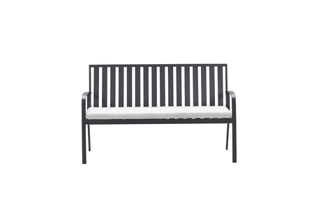 Garden Impressions Pisa Parkbank - Aluminium - Carbon Black - afbeelding 2