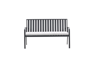 Garden Impressions Pisa Parkbank - Aluminium - Carbon Black - afbeelding 2