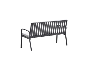 Garden Impressions Pisa Parkbank - Aluminium - Carbon Black - afbeelding 3