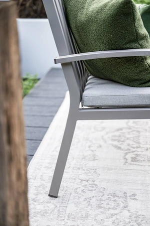 Garden Impressions Pisa Parkbank - Aluminium - Taupe - afbeelding 6