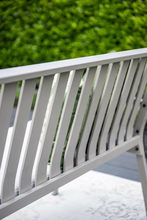 Garden Impressions Pisa Parkbank - Aluminium - Taupe - afbeelding 8
