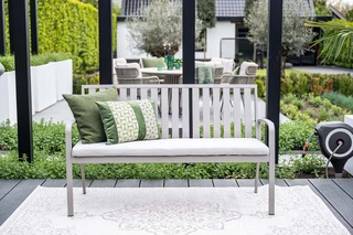 Garden Impressions Pisa Parkbank - Aluminium - Taupe - afbeelding 5