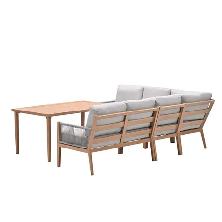 Garden Impressions Sardinia Lounge Dining Set - 5-delige Hoekset - afbeelding 3