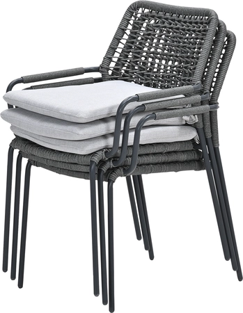 Garden Impressions Swifty Dining Stoel Carbon Black/Grijs - afbeelding 5