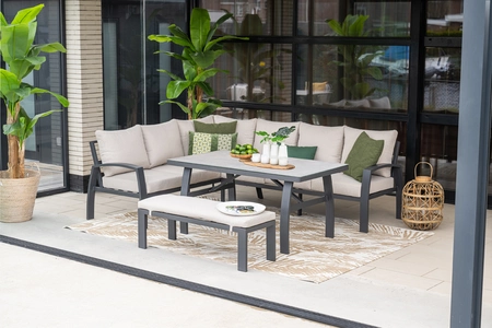 Garden Impressions Vasano Lounge Dining Set - 4-delige Hoekset Links - afbeelding 4