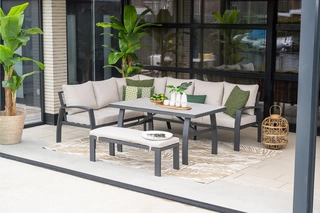 Garden Impressions Vasano Lounge Dining Set - 4-delige Hoekset Links - afbeelding 4