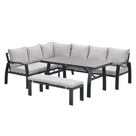 Garden Impressions Vasano Lounge Dining Set - 4-delige Hoekset Links - afbeelding 1