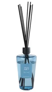 Geurstokjes Set XL Sea Salt – 800 ml | Blauw Glas - afbeelding 1