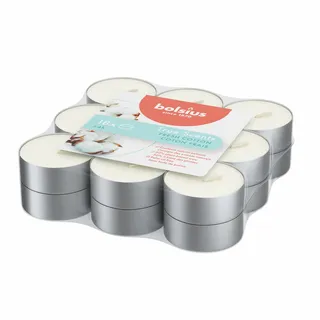 Geurtheelicht 4u 18st True Scents - Fresh Cotton - afbeelding 1