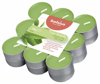 Geurtheelicht 4u 18st True Scents - Green Tea - afbeelding 1