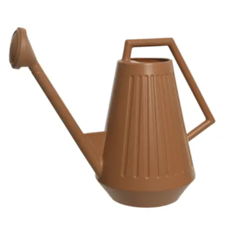 Gieter Kunststof met Sproeikop - 9 Liter - Terrabruin - afbeelding 1