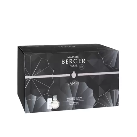 Giftset Lampe Berger Facette Nude - incl. Caresse De Coton / Cotton Caress 250ml