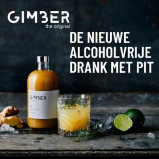 GIMBER: dé alcoholvrije drank met pit