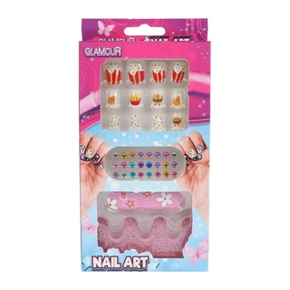 Glamour Kunstnageltjes Diamanten - afbeelding 2