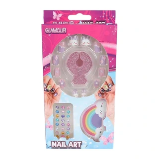 Glamour Kunstnageltjes Diamanten - afbeelding 3