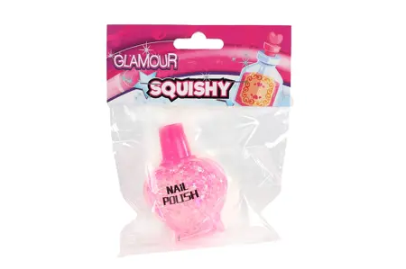 Glamour Squishy Knijpfles Parfum/nagellak 7cm - afbeelding 3