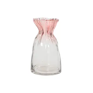 J-Line glazen vaas roze small - 20 cm - Interieur & Lifestyle - The