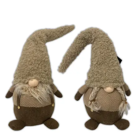 Gnoom Beige H80cm (keuze uit 2 varianten) - afbeelding 1