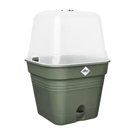 Green Basics Kweekpot Vierkant Allin1 15cm Bladgroen - afbeelding 1