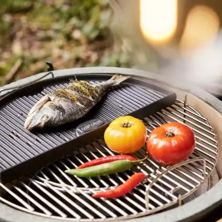 Grill Guru Cast Iron Half Moon Griddle Large - afbeelding 2