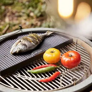 Grill Guru Cast Iron Half Moon Griddle Large - afbeelding 2