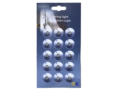Haken plastic met Zuignap voor kerstverlichting